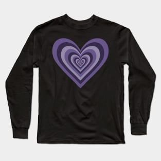 Indigo Expanding Hearts Long Sleeve T-Shirt